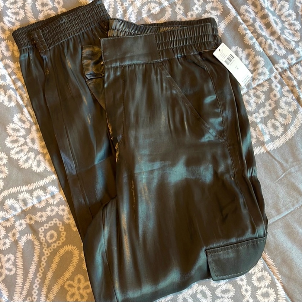 NWT Anthropologie Green Carbon Cargo Pants